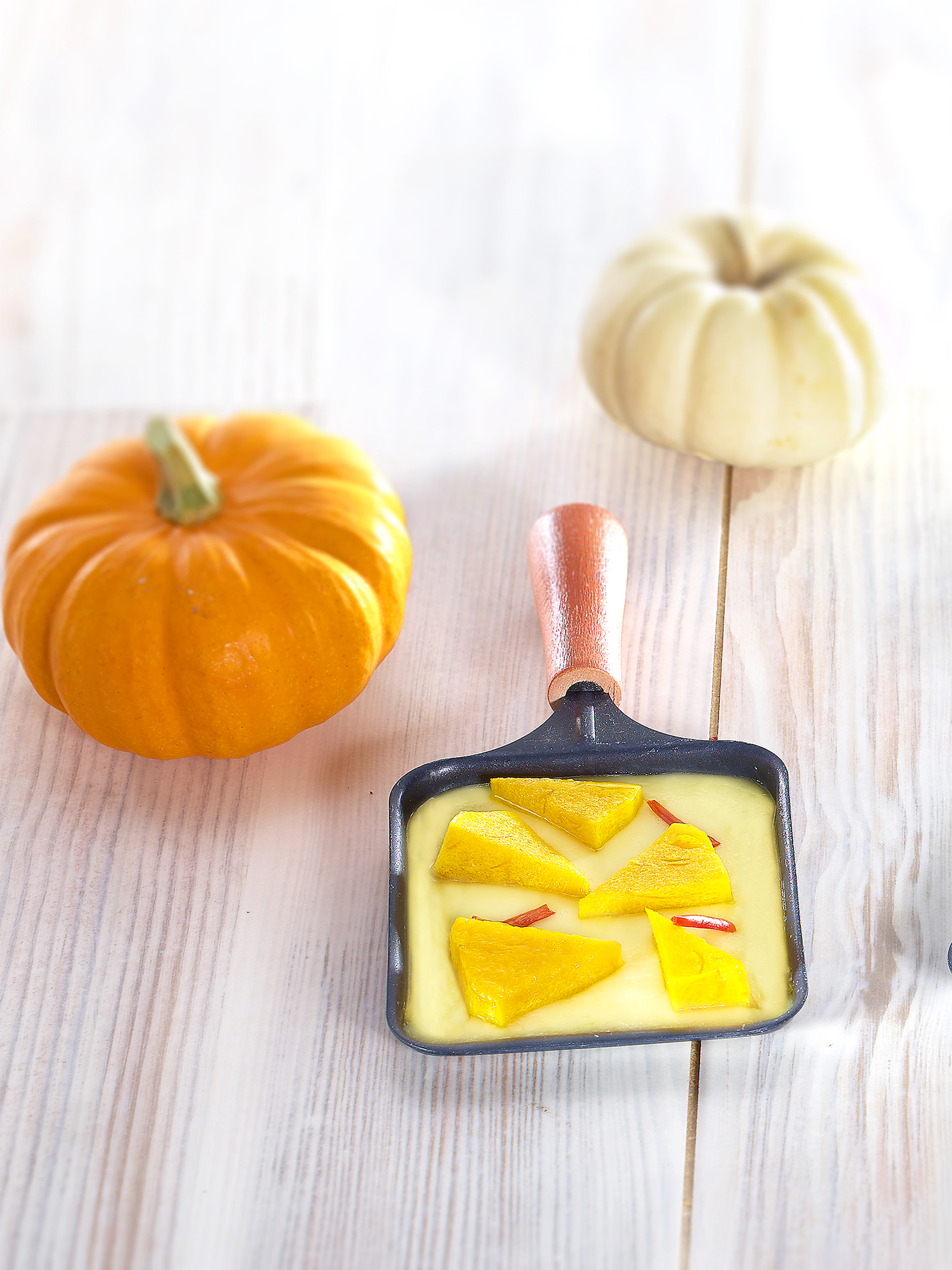 "Halloween" raclette met pompoen