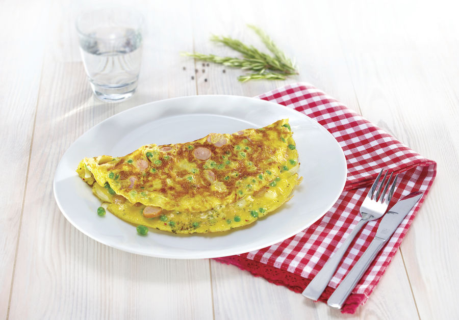 Raclette-omelet