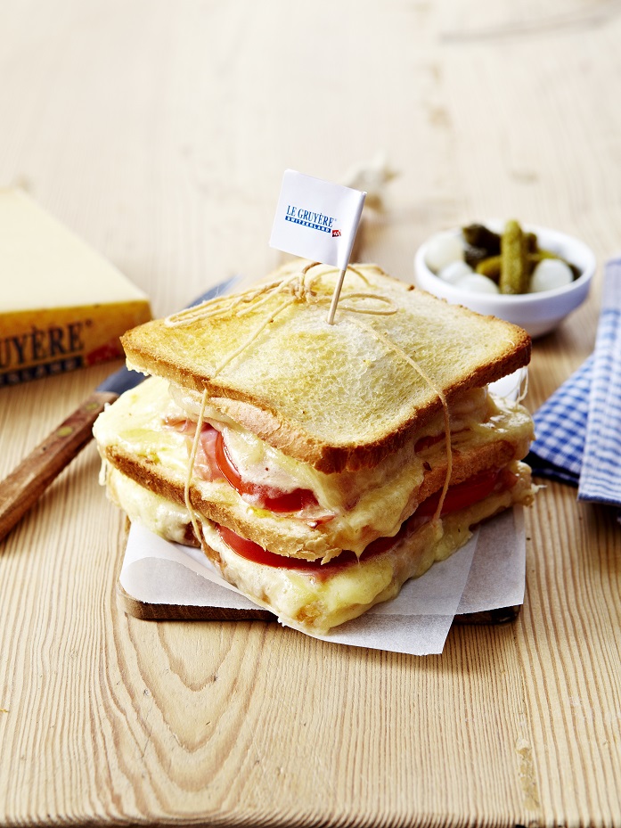 Driedubbele croque monsieur met Gruyère AOP