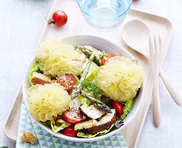 Caesar salade en Tête de Moine AOP