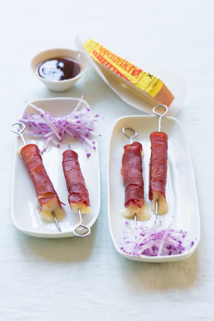 Yakitoribrochettes met Appenzeller®